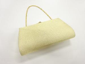 リサイクル　線描き模様織出し和装バッグ